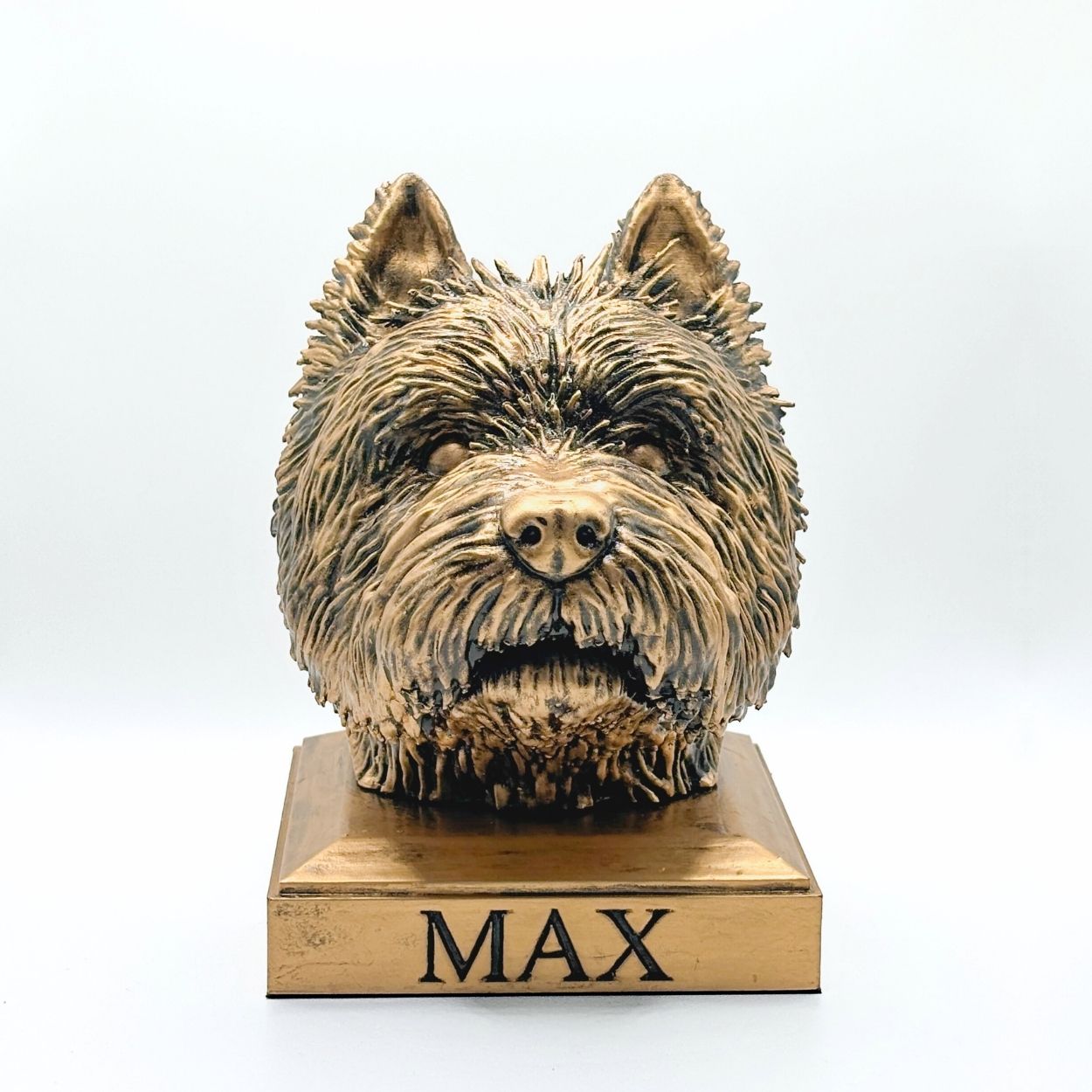 Personalized West Highland Terrier Dog Memorial Statue