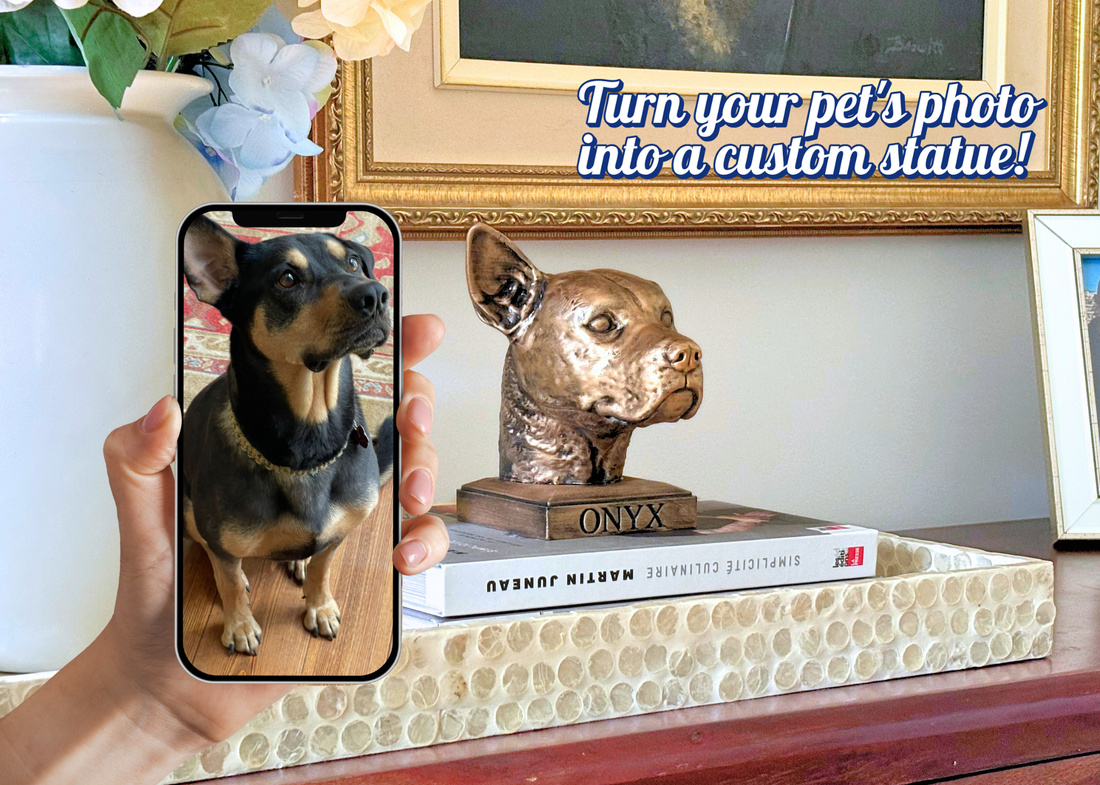 Custom 3D Pet Bust Statue