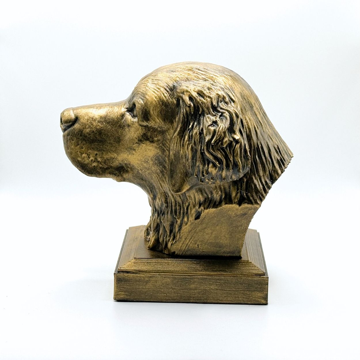 Personalized Golden Retriever Dog Memorial Statue