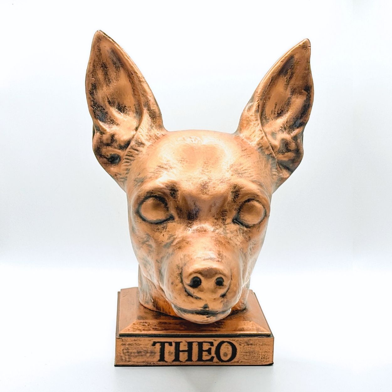 Personalized Miniature Pinscher Dog Memorial Statue