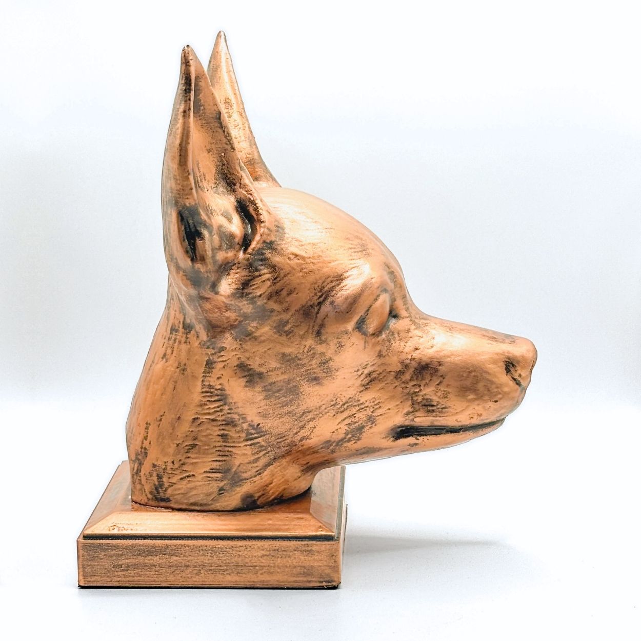 Personalized Miniature Pinscher Dog Memorial Statue