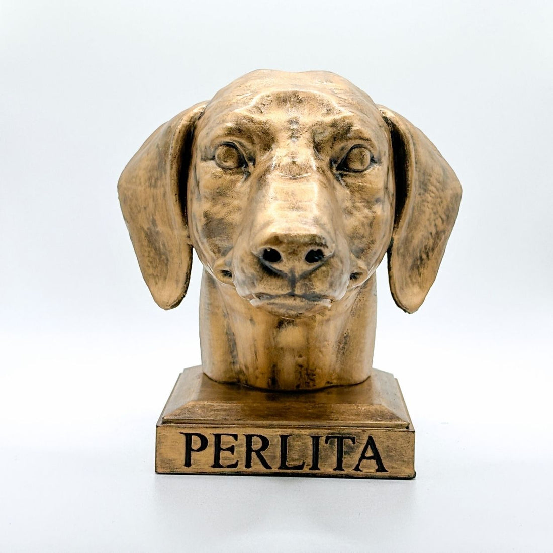 Personalized Short-Haired Dachshund Dog Statue