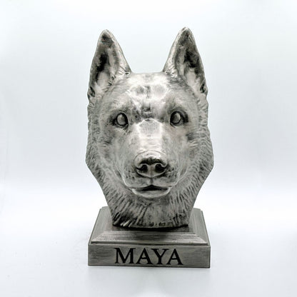 Personalized Husky Dog Statue