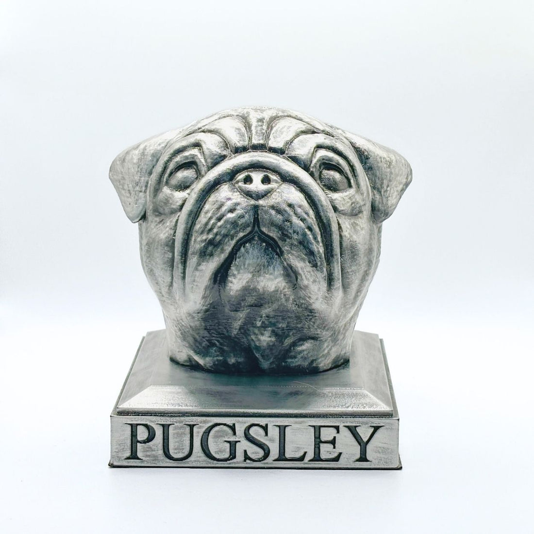 Personalized Pug Dog Memorial Statue