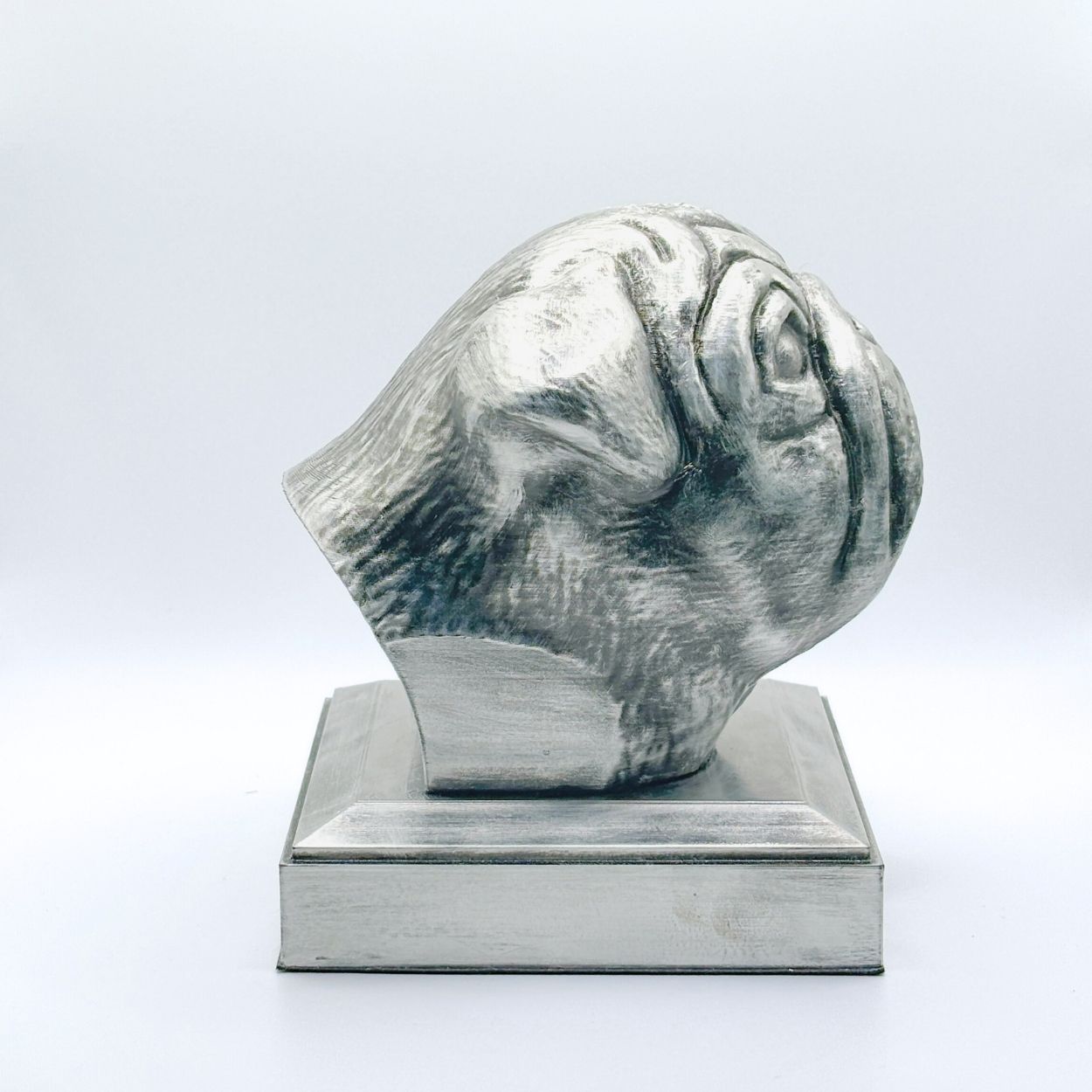 Personalized Pug Dog Memorial Statue