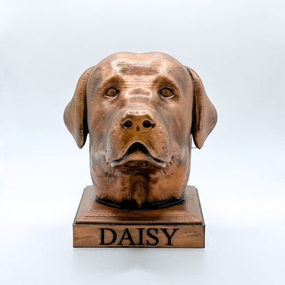 Personalized Labrador Retriever Dog Statue