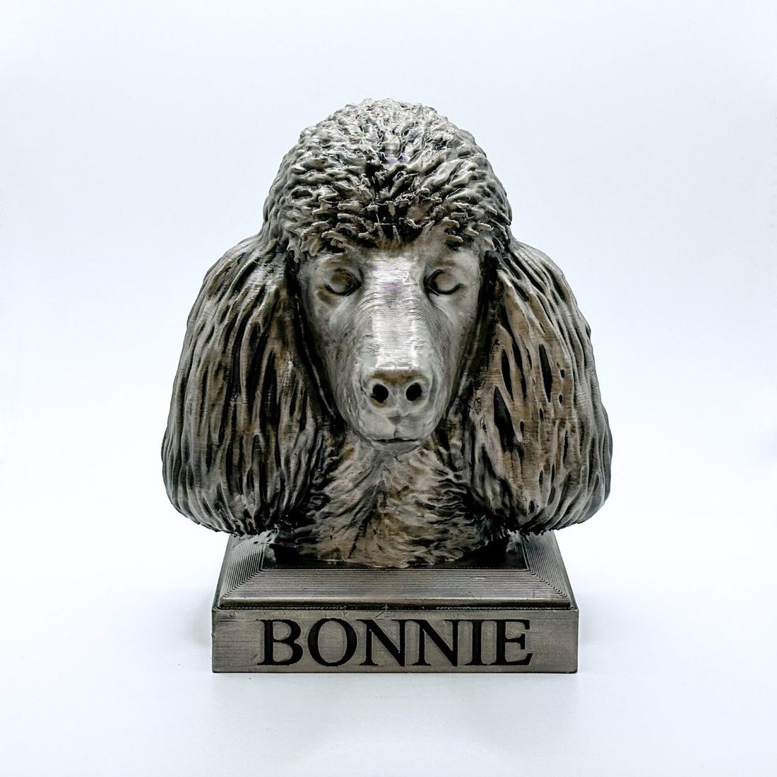 Personalized Poodle Dog Statue