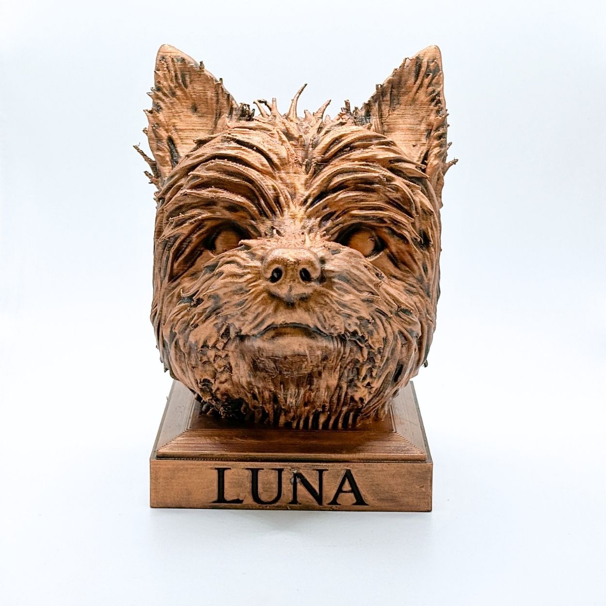 Personalized Yorkshire Terrier Dog Statue