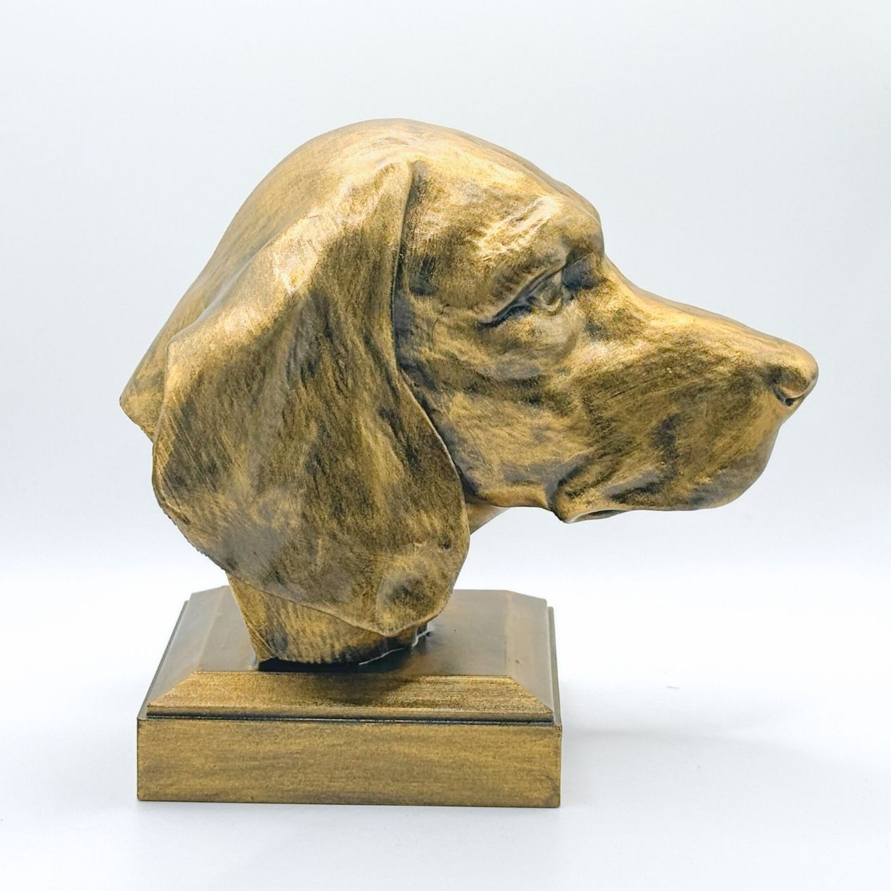 Personalized English Pointer Dog Memorial Statue