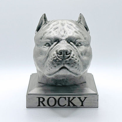 Personalized American Bully Dog Statue