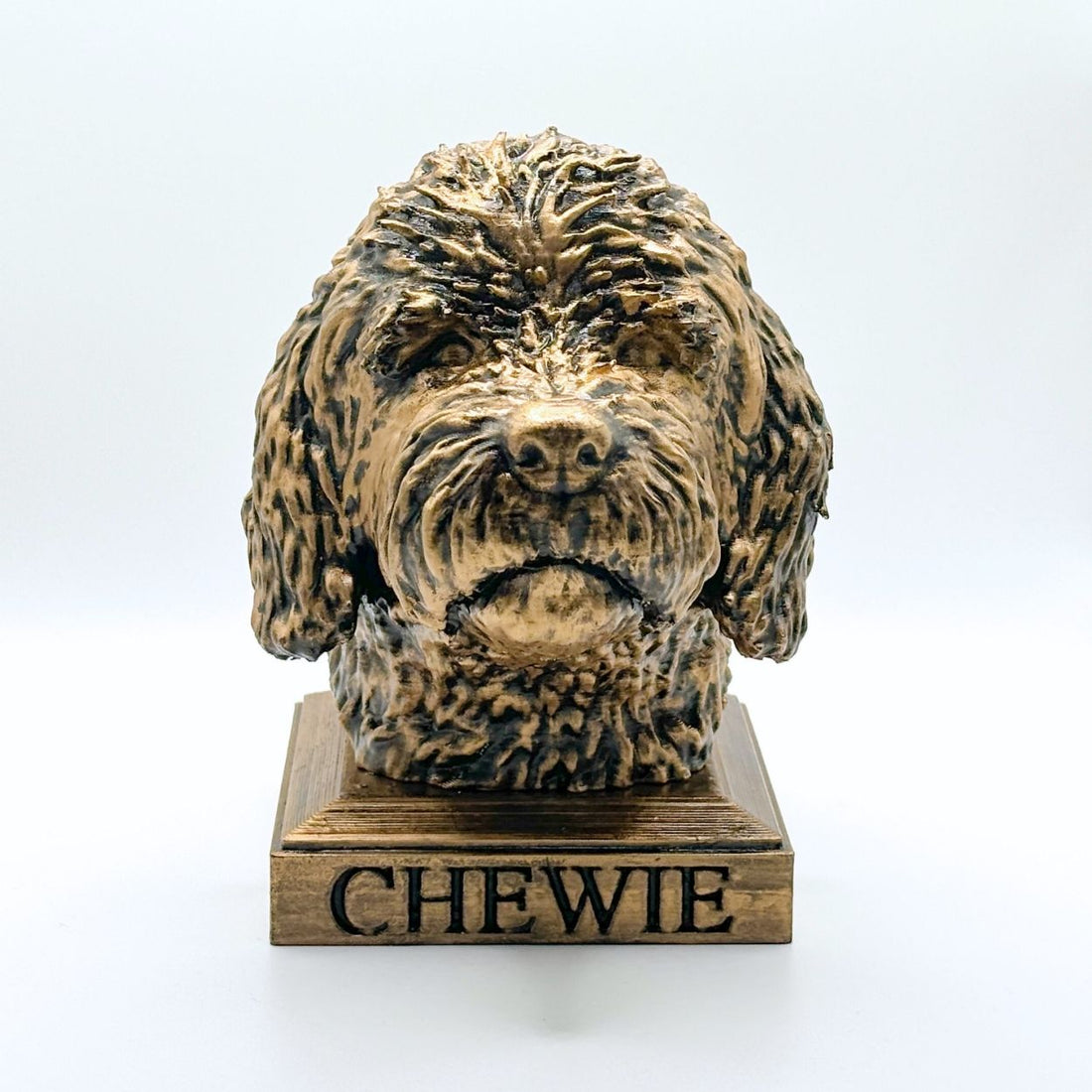 Personalized Old English Sheepdog Dog Memorial Statue