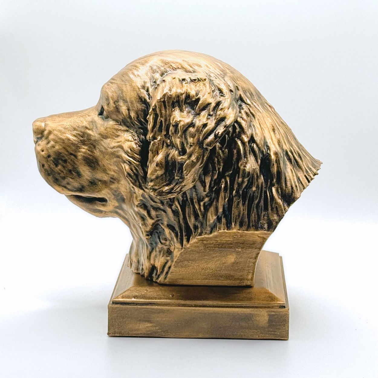 Personalized Bernese Mountain Dog Statue