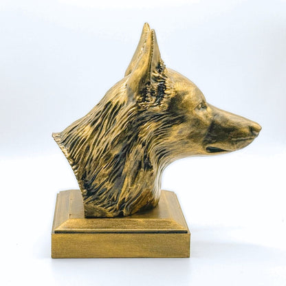 Personalized German Shepherd Dog Memorial Statue