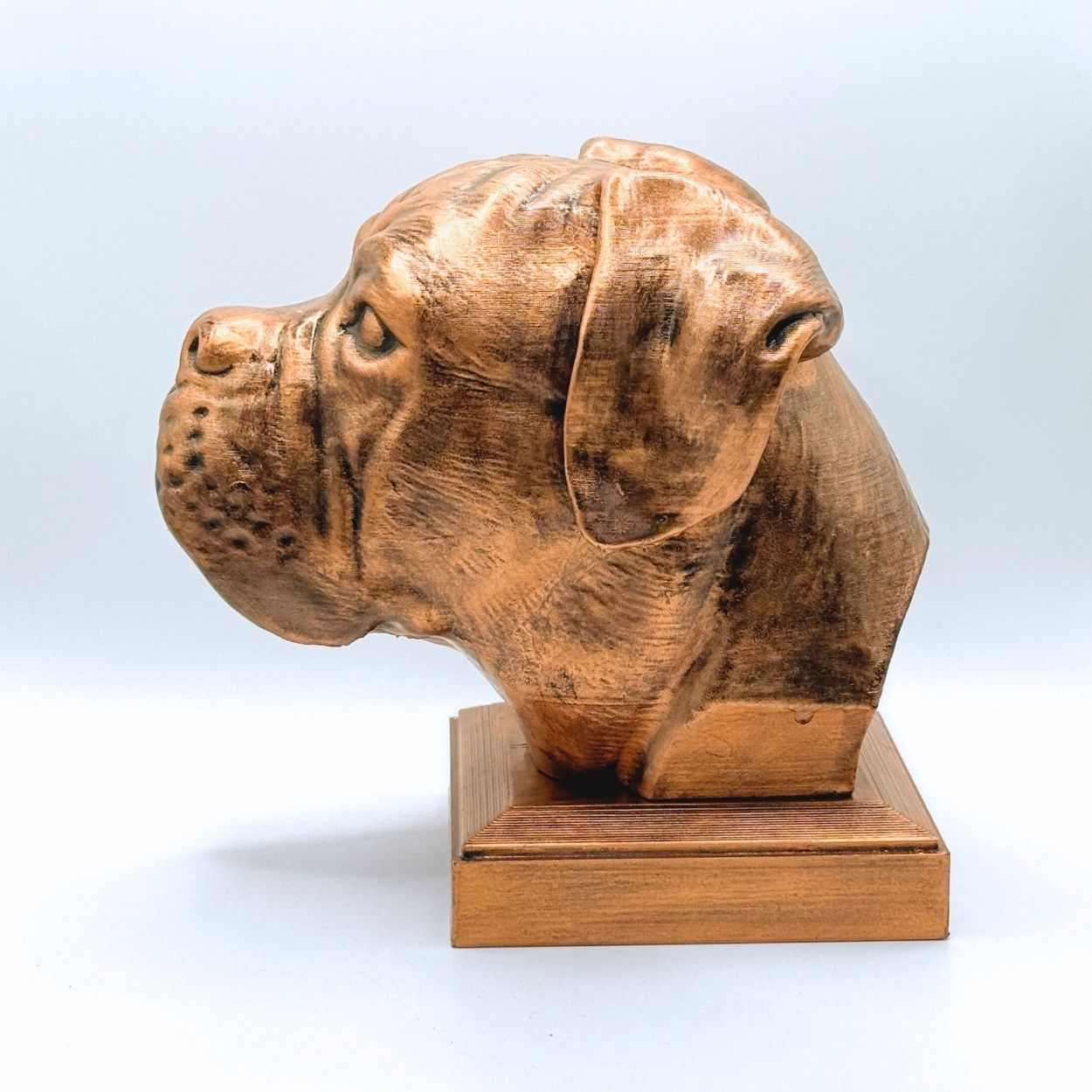 Personalized Boxer Dog Memorial Statue