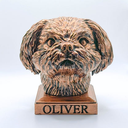 Personalized Shih Tzu Dog Memorial Statue