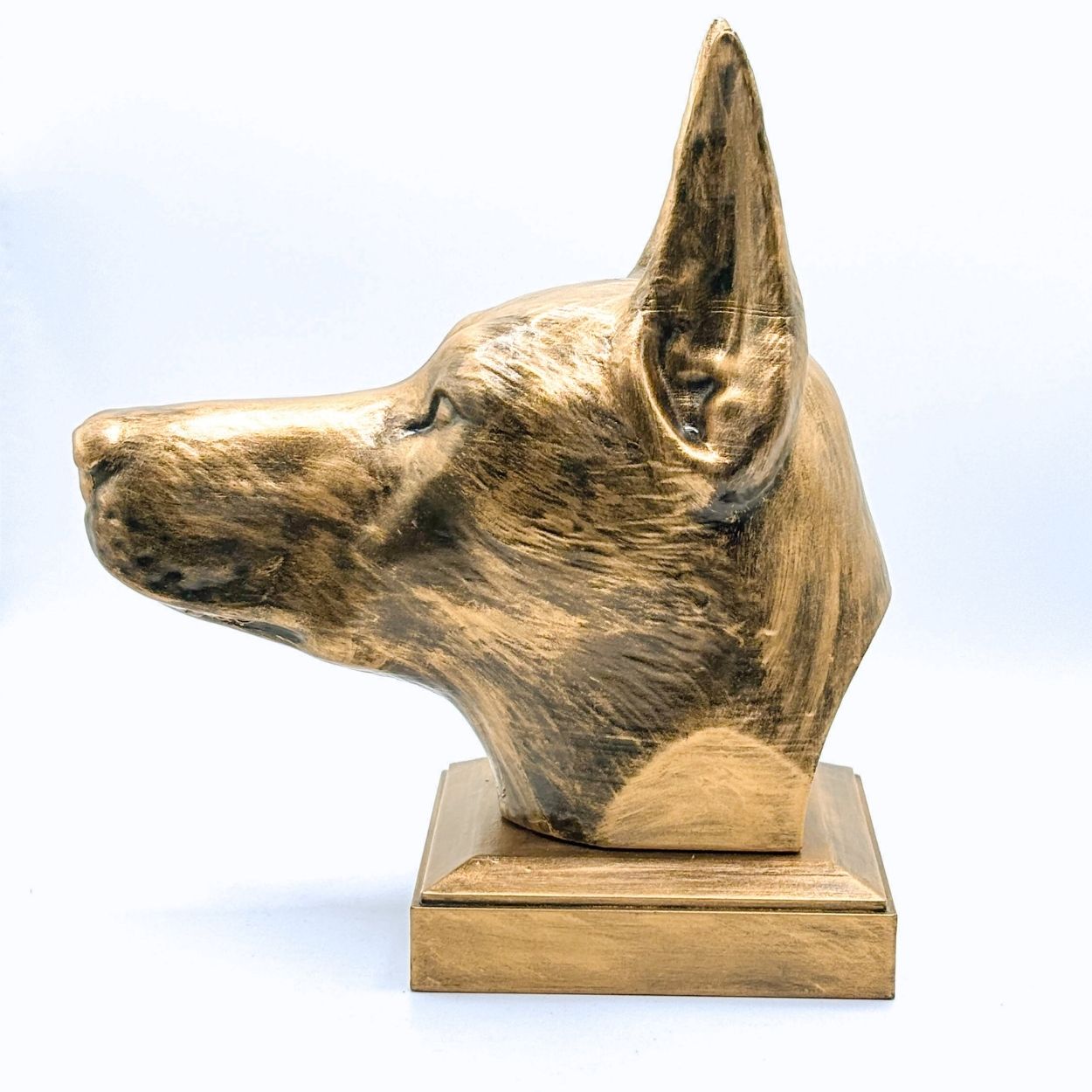 Personalized Doberman Dog Memorial Statue