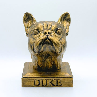 Personalized French Bulldog Dog Memorial Statue