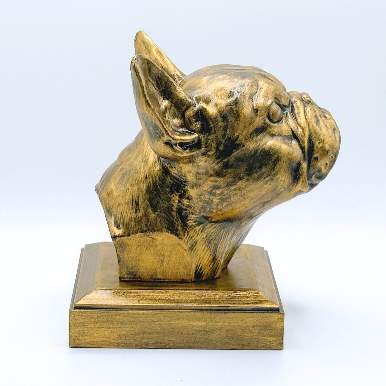 Personalized French Bulldog Dog Memorial Statue