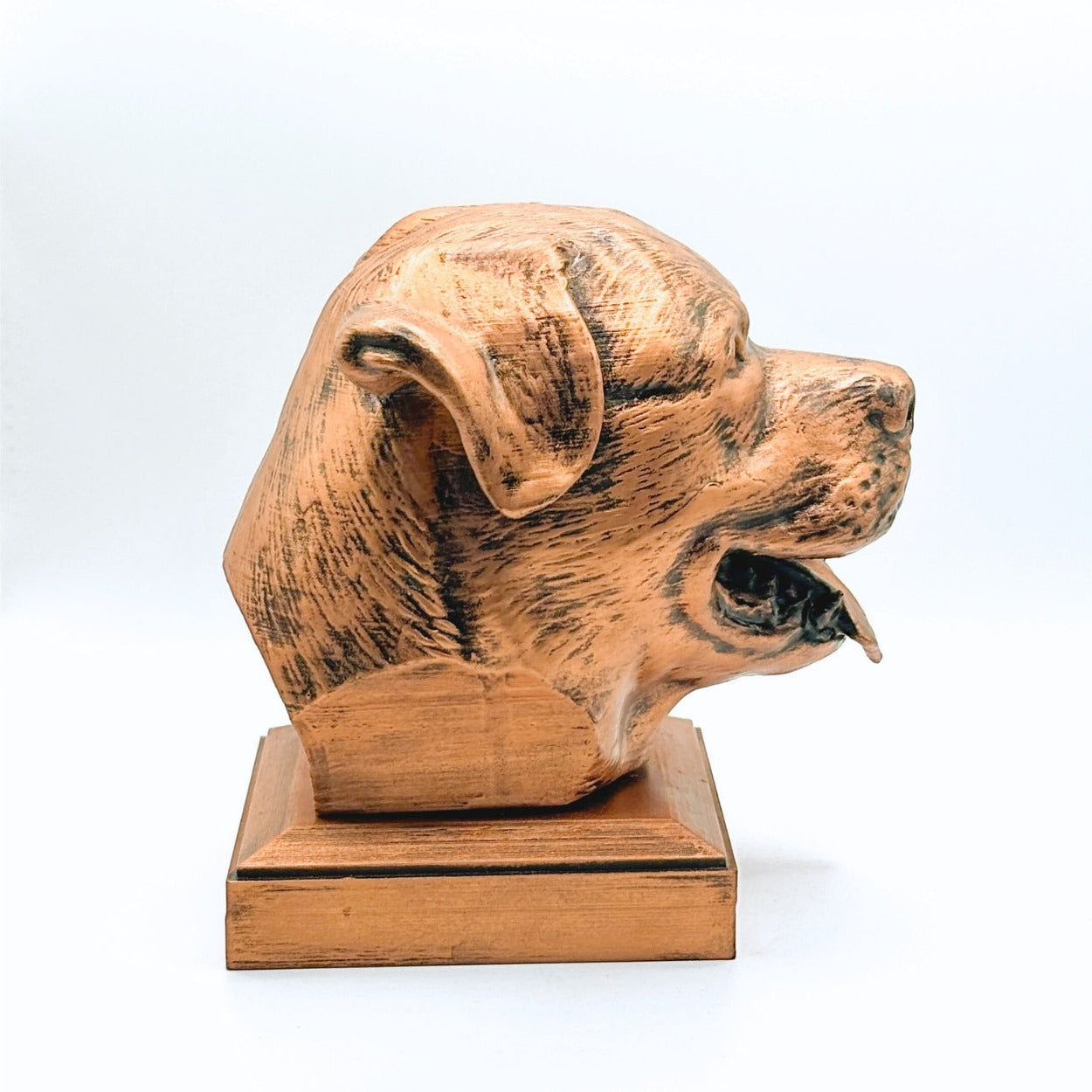 Personalized Rottweiler Dog Memorial Statue