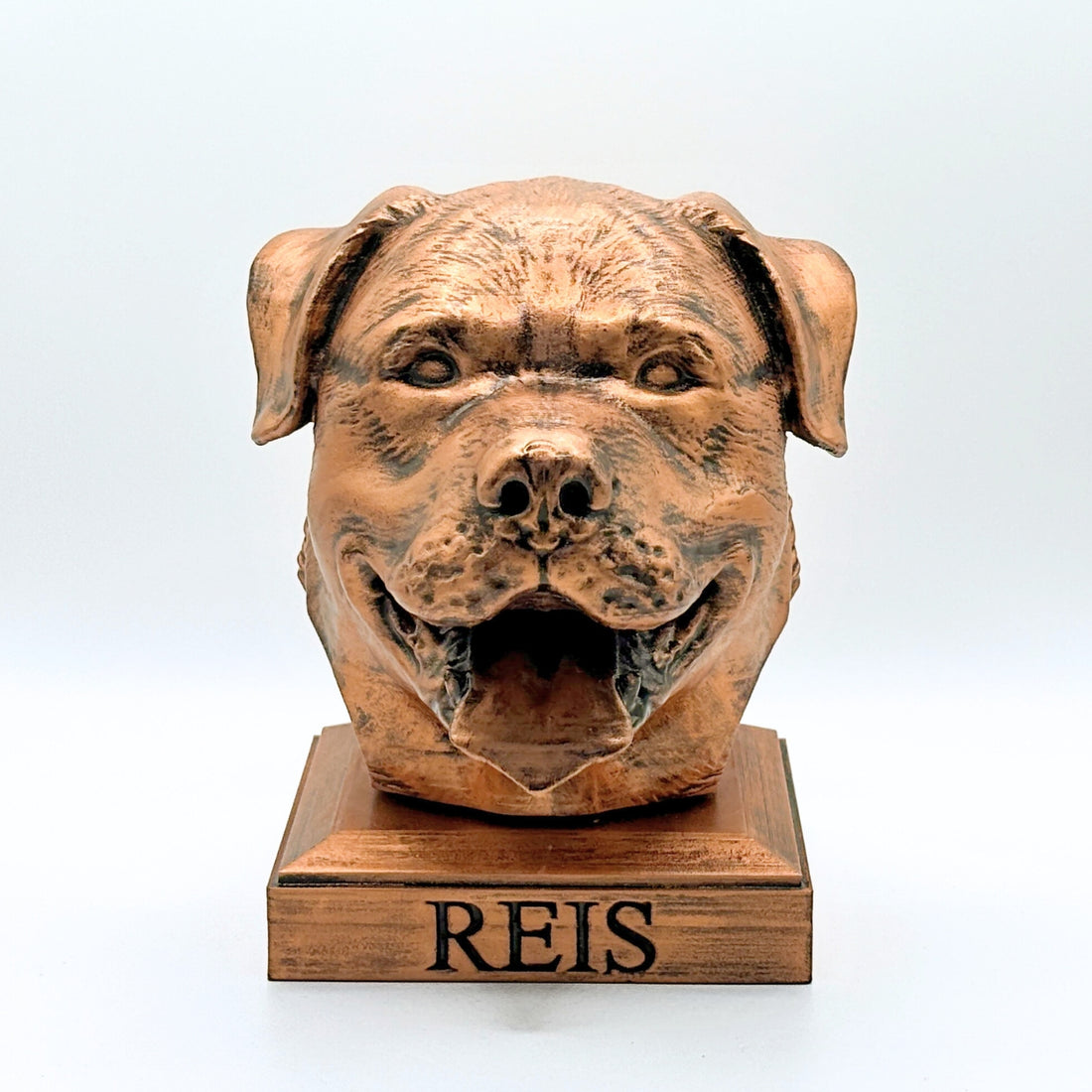 Personalized Rottweiler Dog Memorial Statue