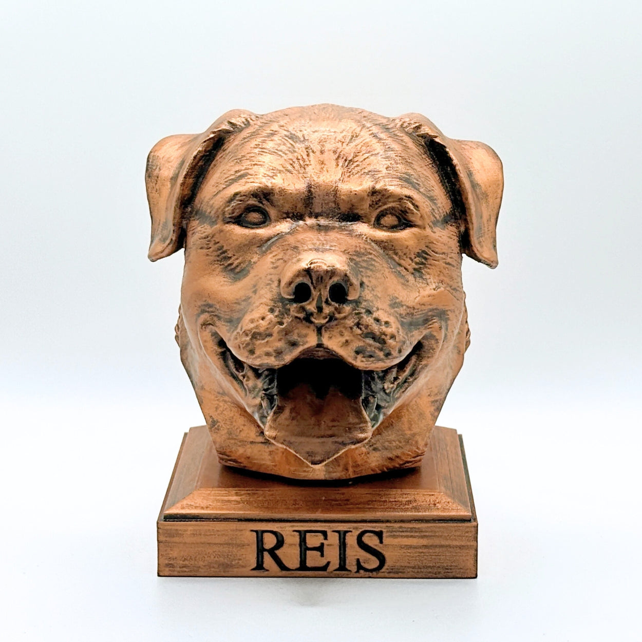 Personalized Rottweiler Dog Memorial Statue