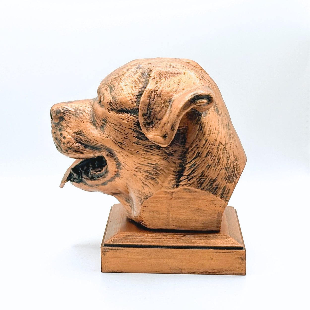 Personalized Rottweiler Dog Memorial Statue