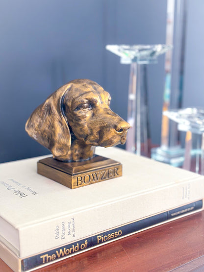 Personalized English Pointer Dog Memorial Statue