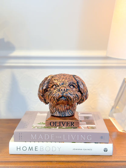 Personalized Shih Tzu Dog Memorial Statue