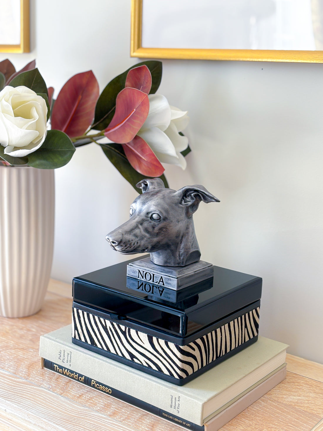 Personalized Italian Greyhound Dog Statue