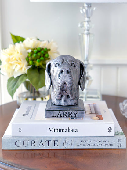 Personalized Great Dane Dog Memorial Statue