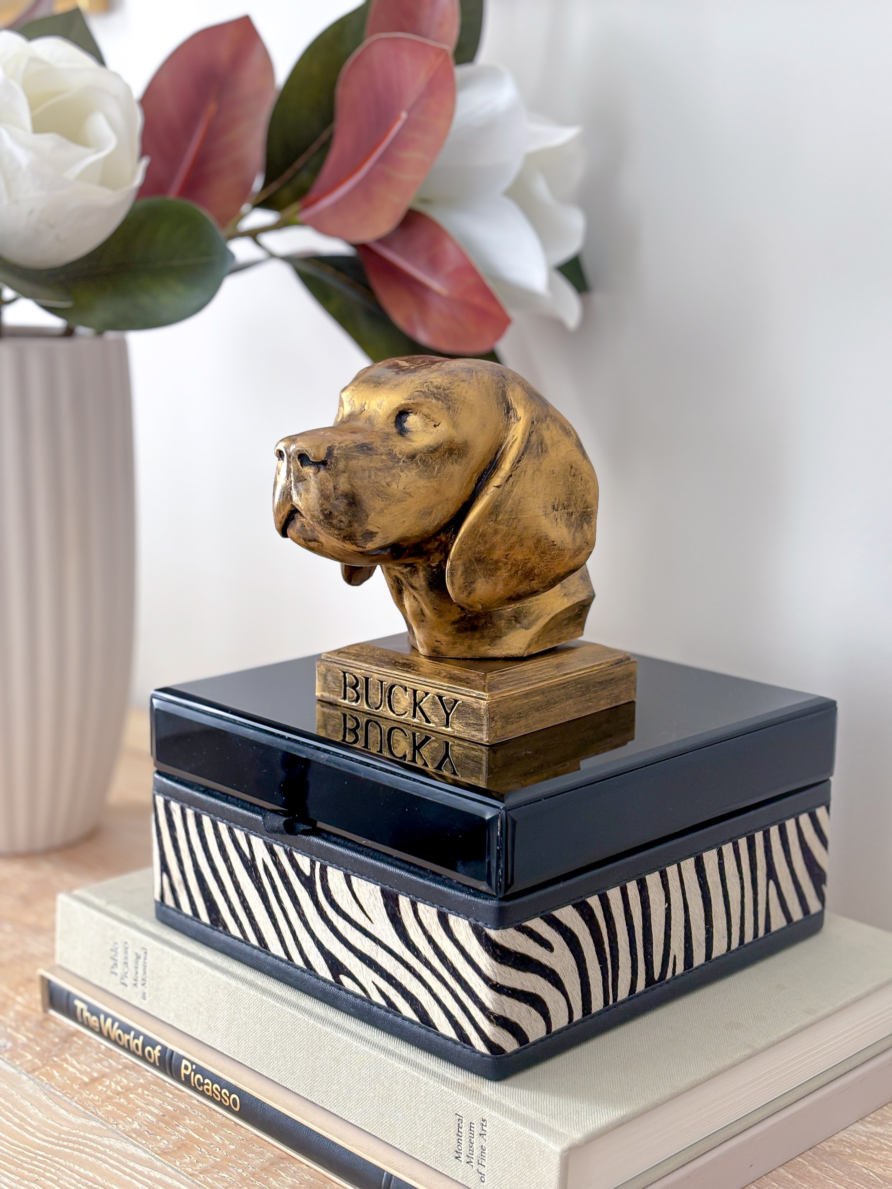 Personalized Beagle Dog Statue