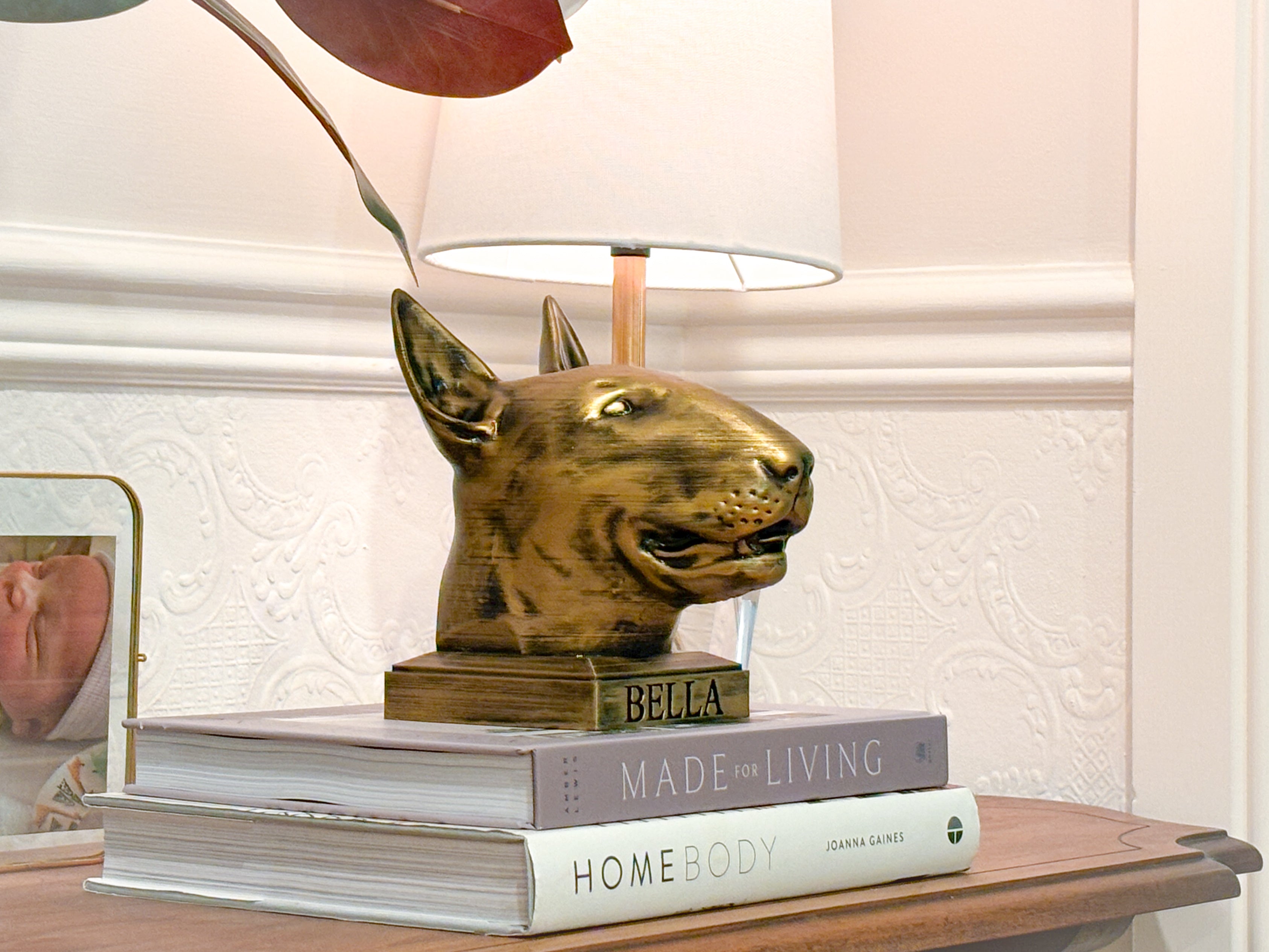 Personalized Bull Terrier Dog Statue