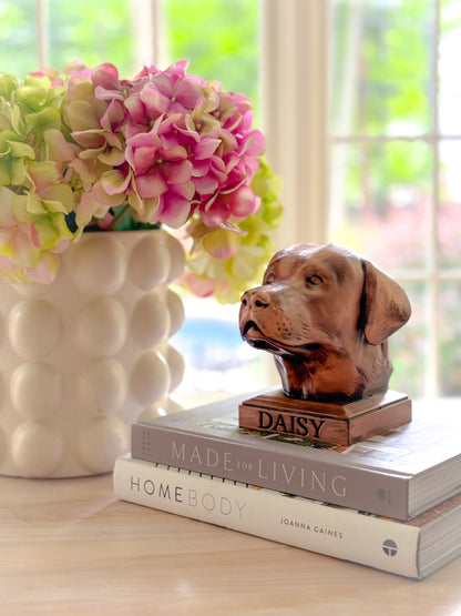 Personalized Labrador Retriever Dog Statue