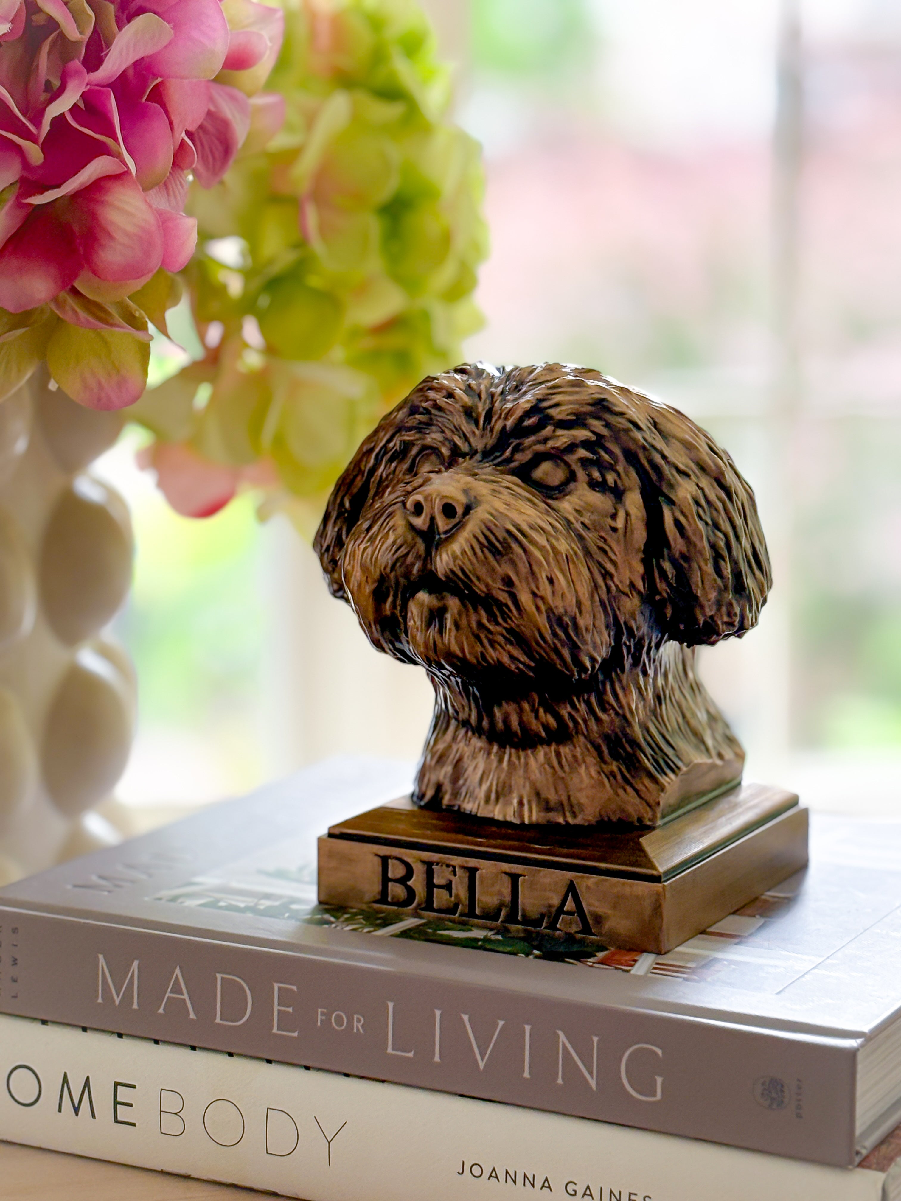 Personalized Maltese Dog Statue